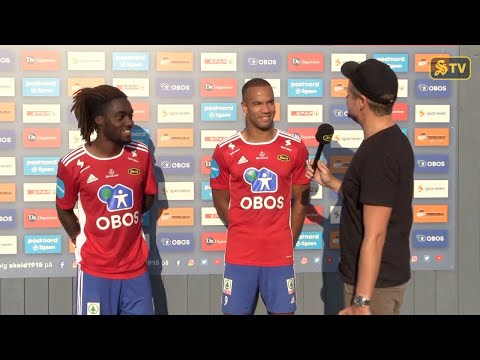 Dobbeltintervju med Johnny Buduson og David Hickson etter Skeid - Vard 22.08.2021