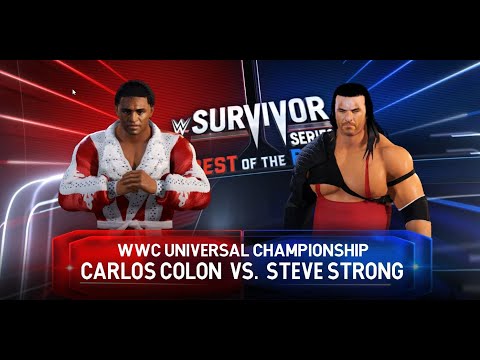 Clasicos de la Lucha Libre : WWC Universal Championship Carlos Colon vs Sadistic Steve Strong