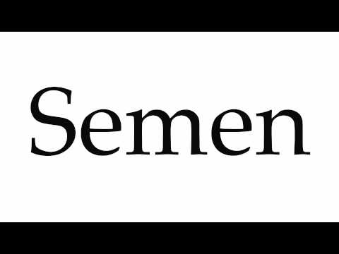 How to Pronounce Semen