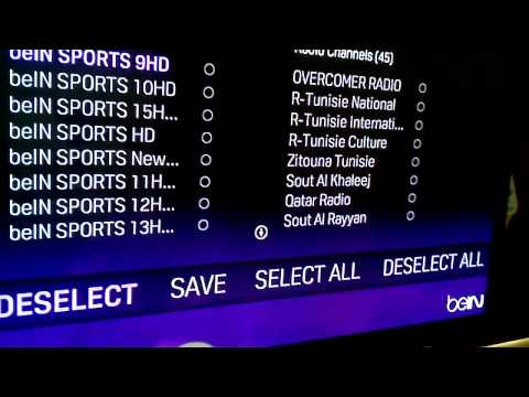 شرح جهاز بي ان سبورت - كيفية إضافة القنوات bein sport technicolor DSI722AJS