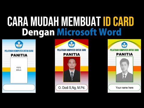, title : 'Cara Membuat ID Card dengan Microsoft Word'