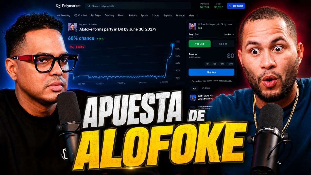 WOW! Alofoke LLEGA A POLYMARKET (INCREIBLE)