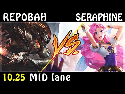 Repobah - Yasuo vs Seraphine MID Patch 10.25 - Yasuo Gameplay