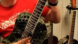 Video thumbnail for National Resophonic Style 1 Tricone Resonator Guitar by FullersGuitar