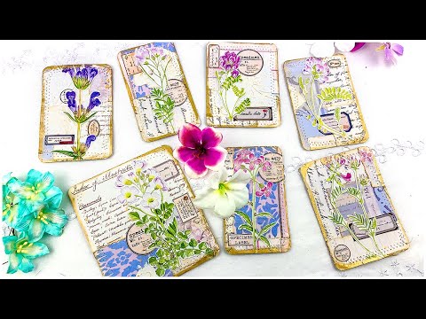 Use Your Stash, Build Your Stash #1 JOURNALING CARDS From Scraps Only | DIY Tutorial | Junk Journal