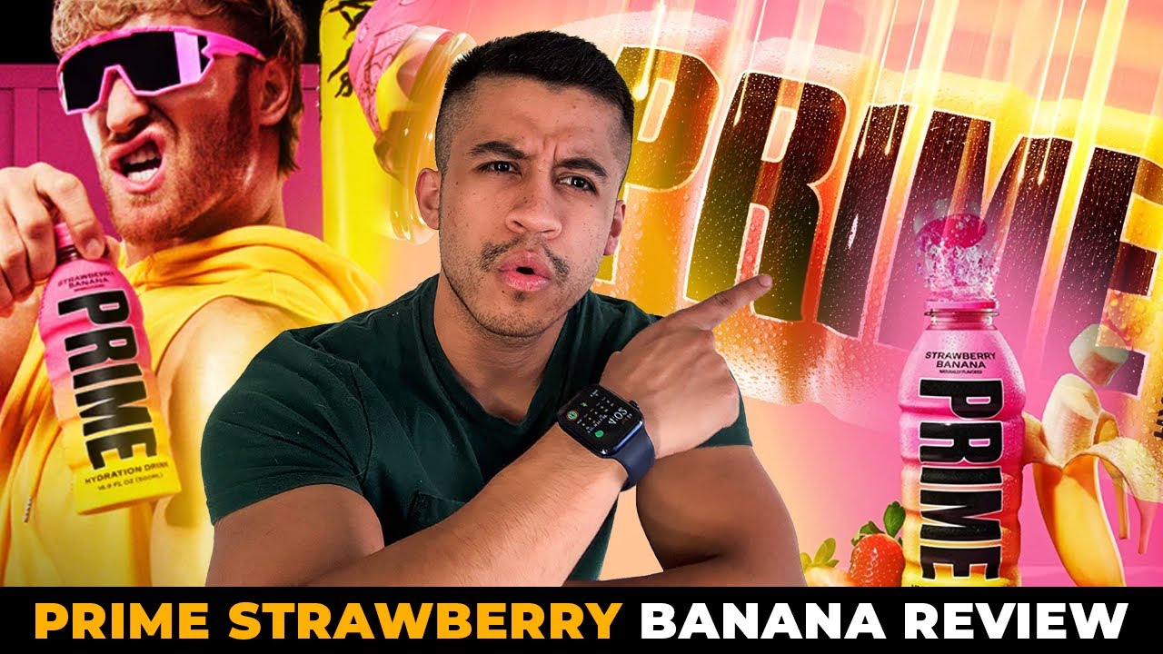 PRIME Hydration Strawberry Banana REVIEW & TASTE TEST