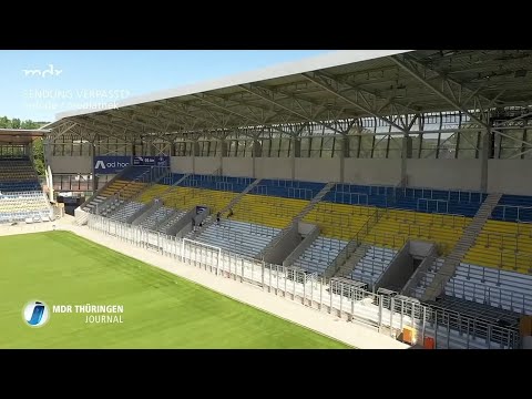 Jenaer Ernst-Abbe-Sportfeld wird ein Schmuckkästchen | MDR THÜRINGEN JOURNAL