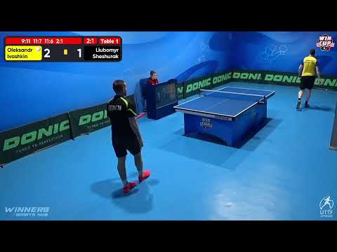 19:30 Oleksandr Ivashkin 3 - 1 Liubomyr Sheshurak West 5 WIN CUP 06.12.2022 | TABLE TENNIS WINCUP