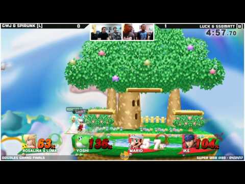 WBB #80 | [W] Luck & Matt vs [L] GwJ & Spirunk - Grand Finals - Smash 4 Doubles