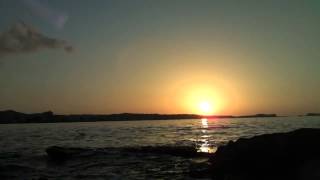 Cafe del Mar Sunset (Ibiza) [FULL 45MINUTES] Sun and Waves only. No music. No people.