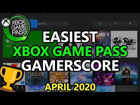 Easiest Xbox Game Pass Games for Gamerscore and Achievements - Updated for April 2020