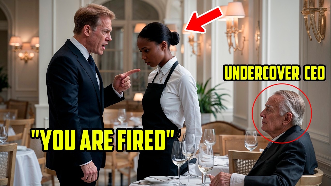Black Waitress Fired for Helping an Elderly Man—She Had No Idea He Was an Undercover CEO