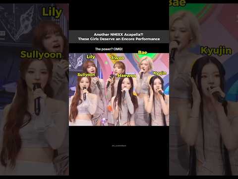 NMIXX "KNOW ABOUT ME" Acapella on Inkigayo