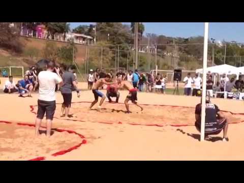 Sand Wrestling -  1° Copa Campinas de Beach Wrestling. Atleta Jefferson Ramos