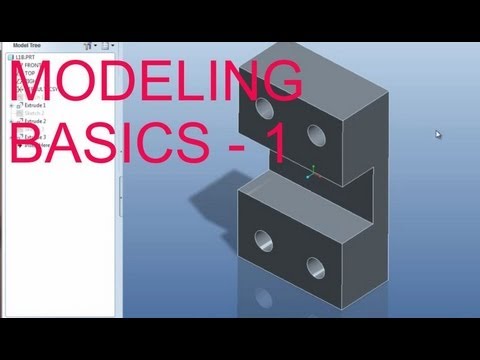 E1 Pro/Engineer Wildfire 5.0 Basic Modeling