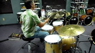 Video thumbnail for Modified Zildjian ZBT 13" Hi Hats & 18" Crash Ride and Kingston 22" Ride by Boston Drum Center