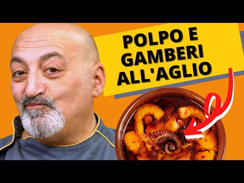 Polpo e gamberi all'aglio - ispirate alle tapas spagnole!