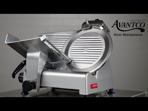 Avantco Slicers Cleaning and Maintenance