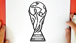 Como desenhar a TAÇA da COPA DO MUNDO
