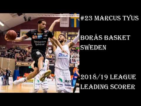 Marcus Tyus - Borås Basket 2018/19 Highlights