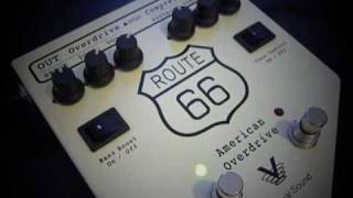 Video thumbnail for VISUAL SOUND ROUTE 66 AMERICAN OVERDRIVE & COMPRESSOR V1 Effects Pedal by Anarchy Audio