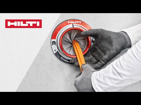 HOW TO install Hilti CFS-SL GA firestop sleeve - EN and DIN