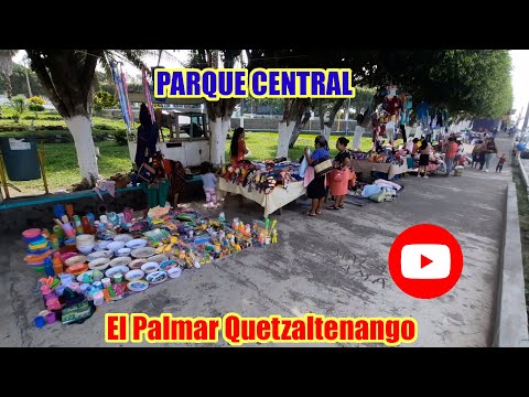 Así luce el Parque Central de El Palmar Quetzaltenango. Guatemala 🇬🇹 #viral #video