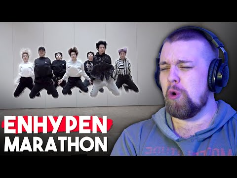 ENHYPEN MARATHON - Reacting to ALL ENHYPEN Dance Practices!