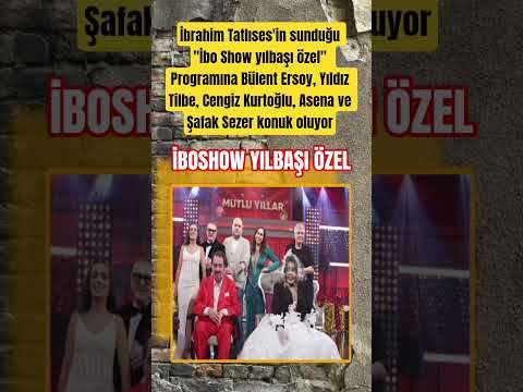 İbrahim Tatlıses'in sunduğu İbo Show programına Bülent Ersoy Yıldız Tilbe Asena ve Cengiz Kurtoğlu