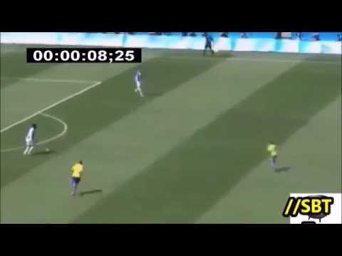 Gol de Neymar X Honduras (Olimpíadas 2016) - Transmissão SBT -