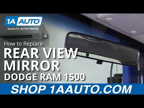 How to Remove Rear View Mirror 94-02 Dodge Ram 1500