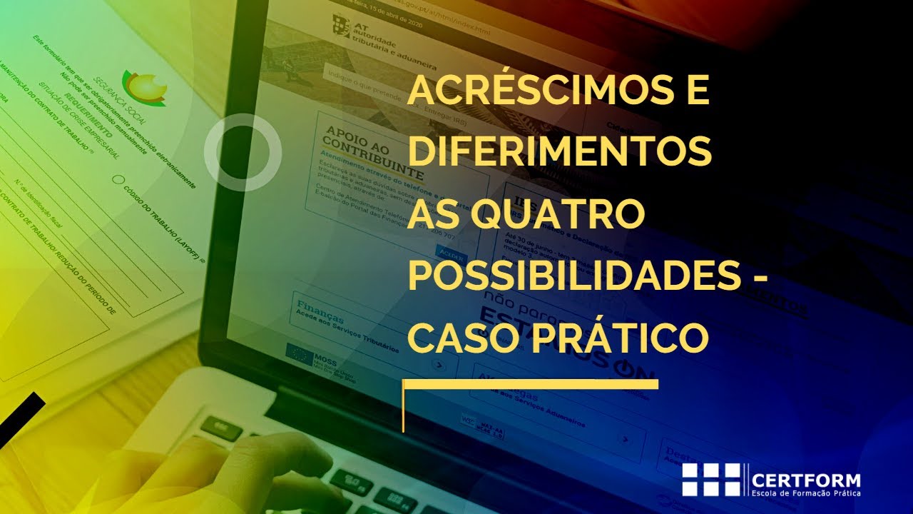 🧾 Acréscimos e Diferimentos - as quatro possibilidades - Caso Prático