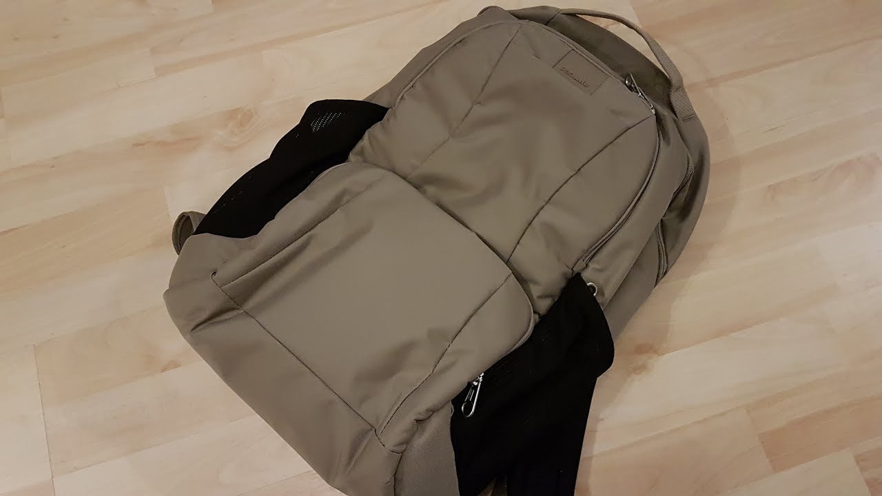 Рюкзак Pacsafe Metrosafe LS450, Темный твид, 30435123