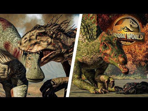 SOME OF THE BEST ANIMATIONS!! FIGHTS, KILLS, MODS, INTERACTINGS! - Jurassic World Evolution 2