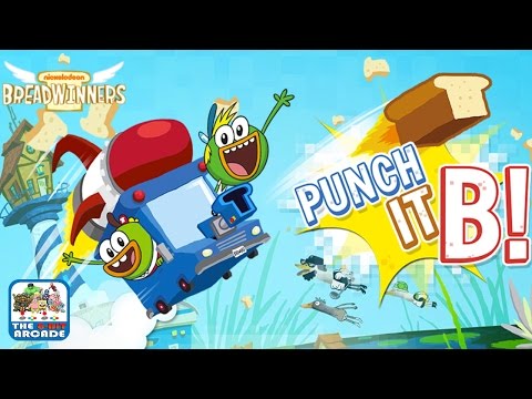 Breadwinners: Punch It B! - Deliver The Bubblegum Rye Today (Nickelodeon Games) Video