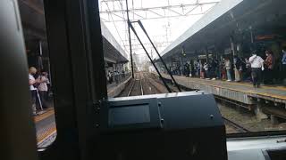 (桜内旅行XX２号) なんとかギリギリの時間で新宿到着！京王線 準特急京王線新宿行き 千歳烏山～笹塚～京王線新宿間 前面展望