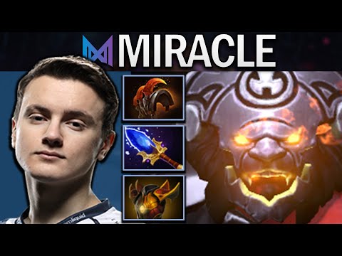 Axe Dota 2 7.33 Gameplay Miracle with Aghanims - Crimson
