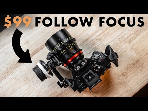 SmallRig Mini Follow Focus - Attaches to ANY camera cage