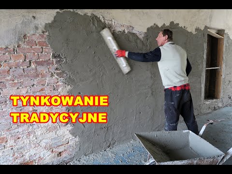 Tynkowanie tradycyjne ABC Kiedy zmoczyć ścianę Jakie proporcje zaprawy Jaka grubość tynku Praktyka