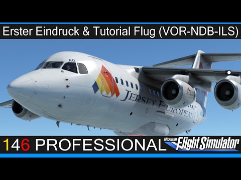 Just Flight 146 Professional - Erster Eindruck & Tutorial Flug (VOR-VOR) ★ MSFS 2020 Deutsch