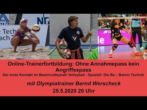 Trainerfortbildung: Ohne Annahmepass kein Angriffsspass mit Olympiatrainer Bernd Werscheck