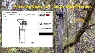 REVIEW : $99 Big Game Tree Stand from Fleet Farm #review #minnesota #deer #outdoors #nature #arrow
