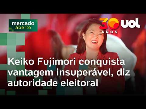 Eleições no Peru: Keiko Fujimori conquista vantagem insuperável, diz autoridade eleitoral