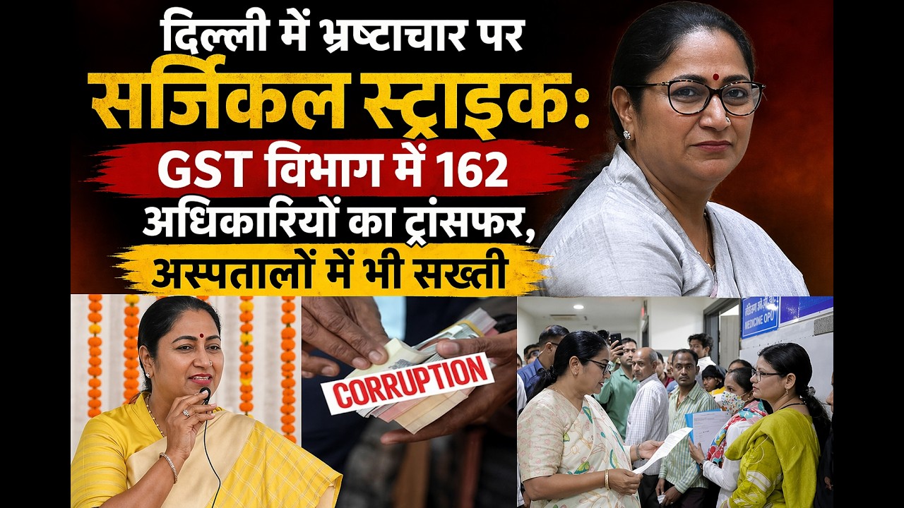 दिल्ली में भ्रष्टाचार पर सर्जिकल स्ट्राइक