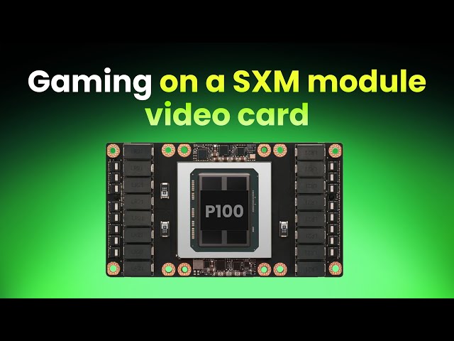 Vídeo relacionado con TSMORY SXM2 V100 X16 de un solo canal a través de placas base 8654 Interfaces Tarjeta gráfica para despliegue externo GPU de refrigeración