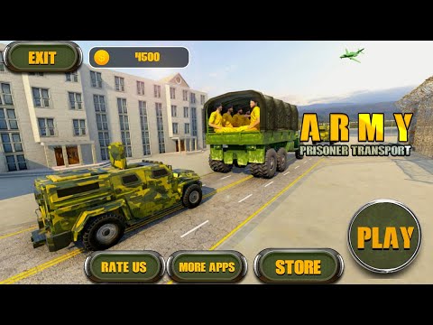 Army Prisoner Transport Truck & Plane Crime Games Android Gameplay #1