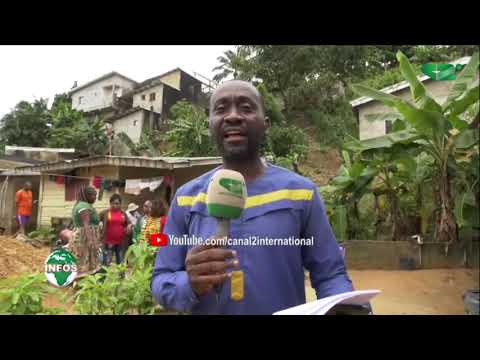 DOUALA : UN EBOULEMENT DE TERRE A PK13 FAIT 02 MORTS ( Jt, 12/08/2021 )