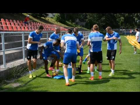 První společný trénink v letní přípravě