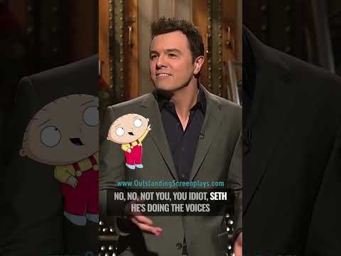 Seth MacFarlane does all Family Guy voices