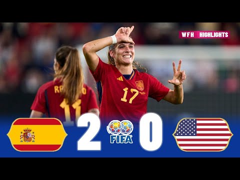 Spain vs USA 2-0 | Highlights | Women's International Friendly 2022 | USWNT vs Spain 2022 #spain